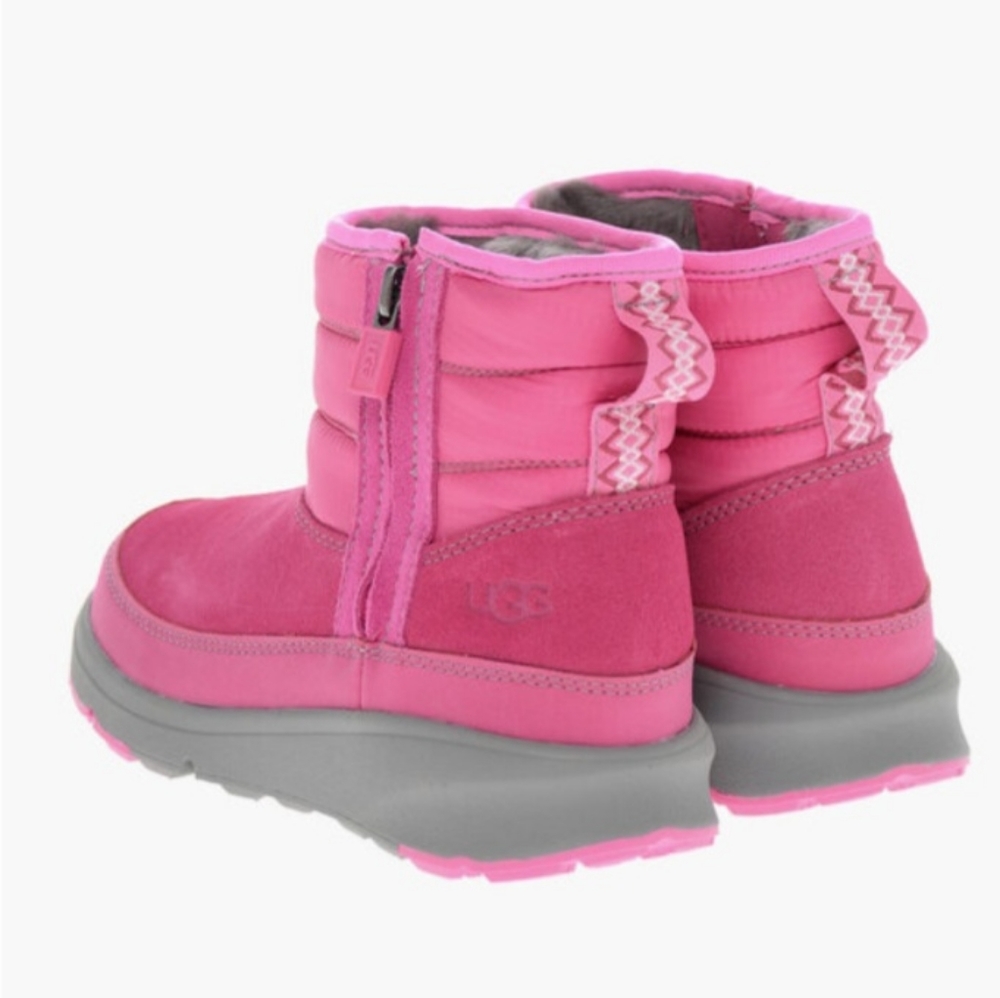 Ugg big kid SUEDE AND FABRIC TRUCKEE WEATHER SNOW BOOTS new - Picture 7 of 9